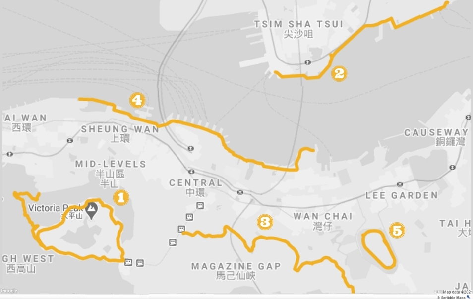 Central HK Routes